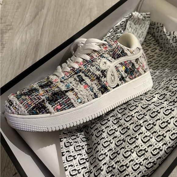 John Geiger Tweed Shoes Size 7 - Picture 1 of 3